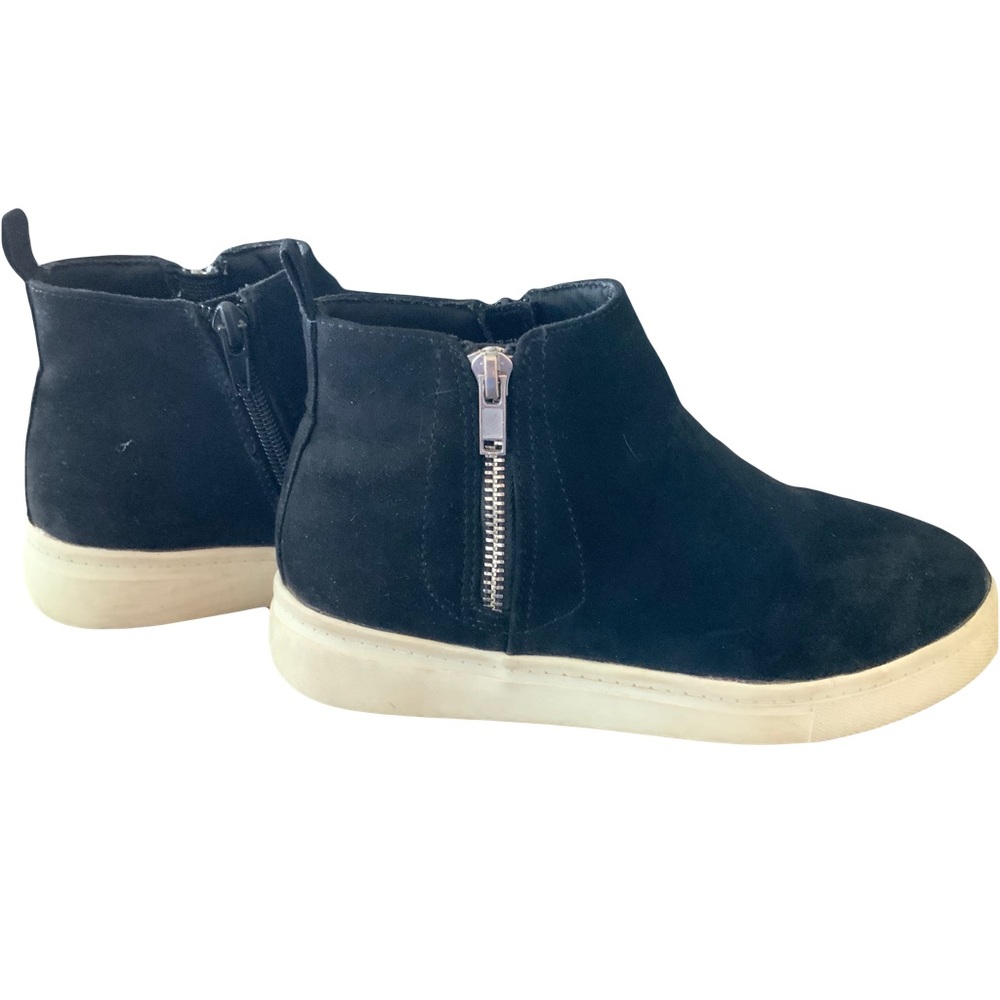 🖤Black leather zip up shoes🖤